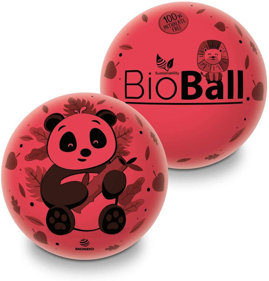 Mondo Bioball Panda Palla per Bambini 230 Cm Rossa