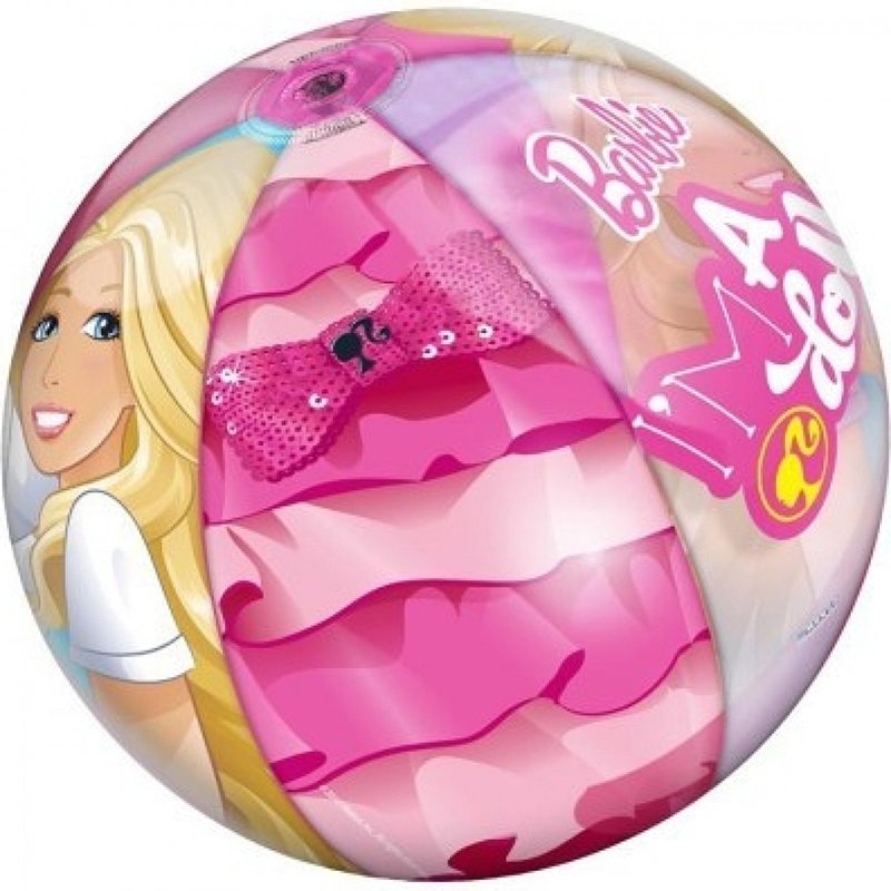 Oppustelig strandbold Mondo Barbie Pink