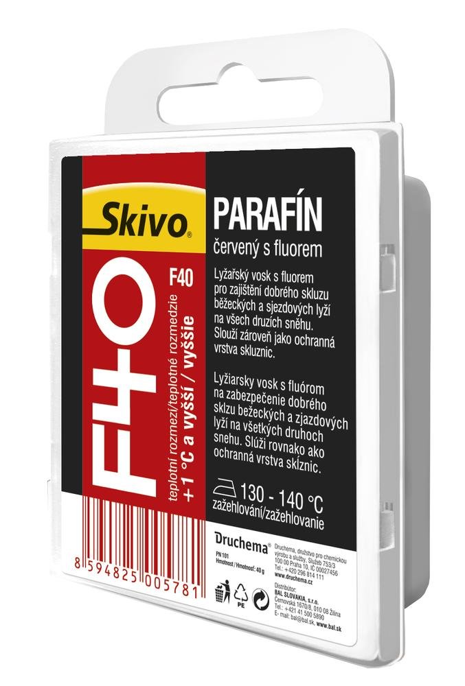 Skivoks Skivo Paraffin F 40 Rød