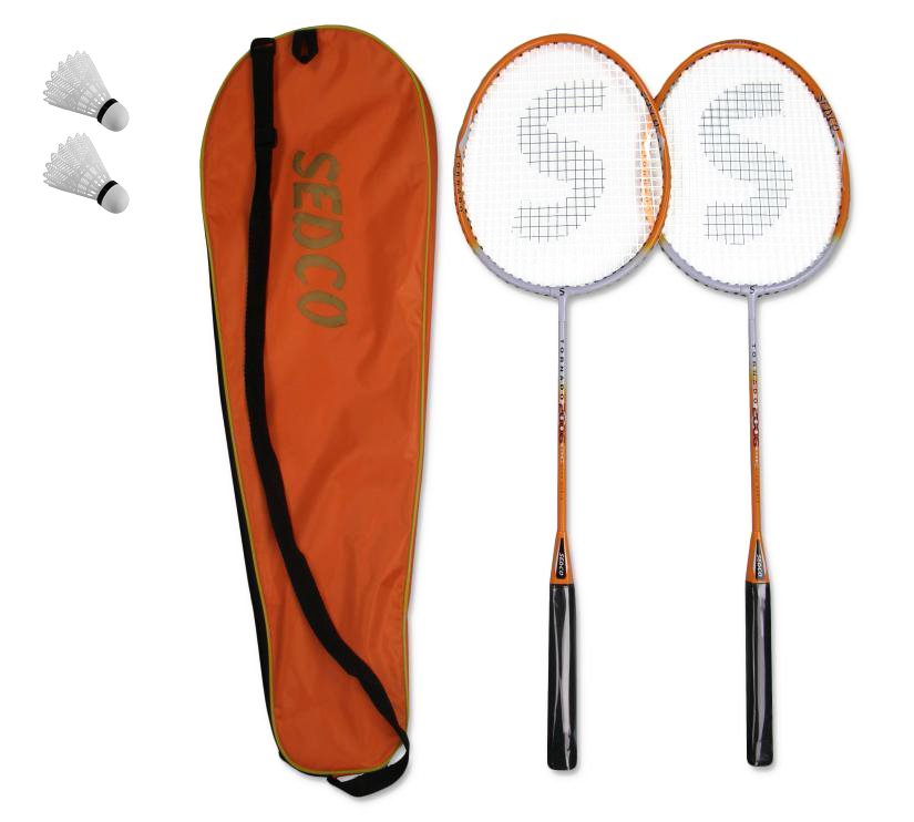 Badmintonsæt Sedco Tornado 2006s - 2 ketchere + bolde