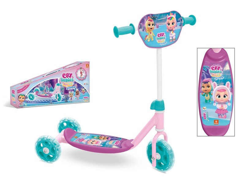 Kinderroller Mondo 28722 Cry Babies Hellrosa/Dunkelrosa