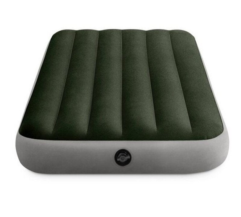 Intex 64777 Prestige Downy Twin Luftmatratze + tragbare Pumpe