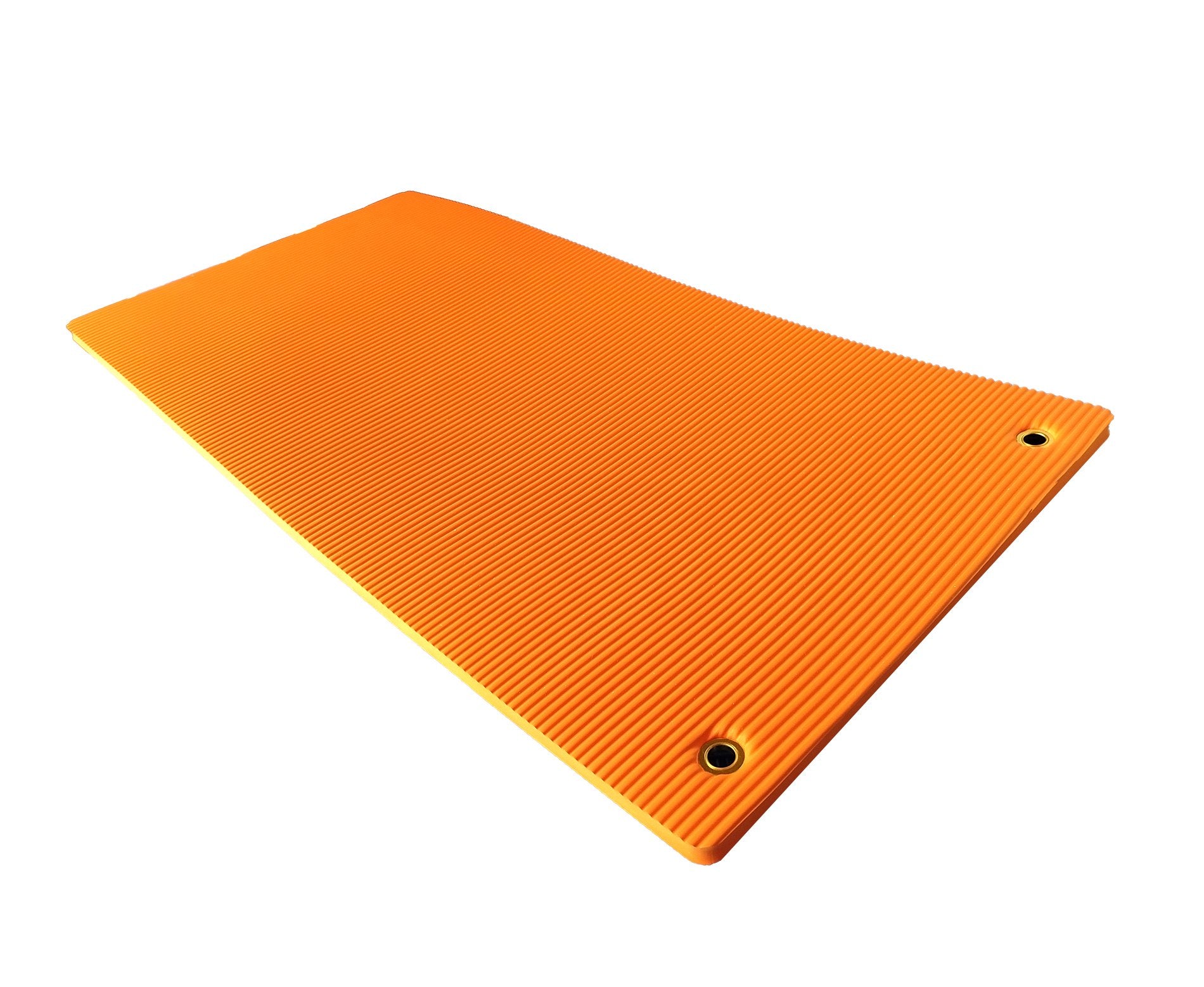 Tapete Fitness Para Exercício E Yoga Spartan 1031 - Com Cortinas Laranja