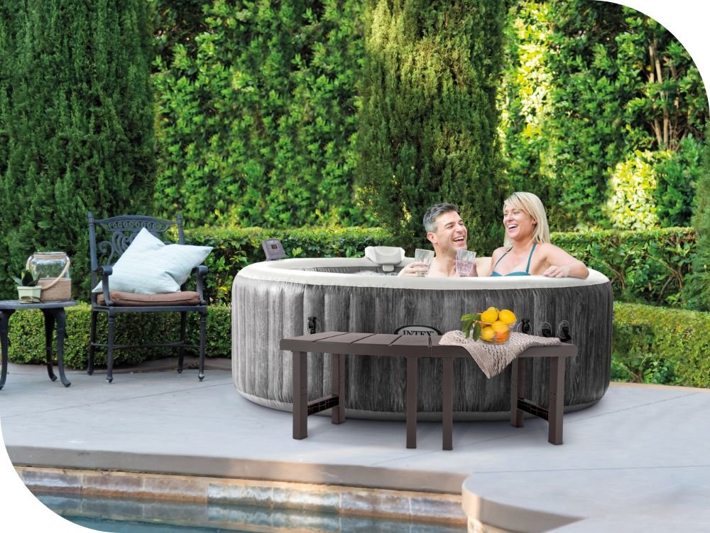Low Bench For Intex Hot Tub 28514 - Set Of 2 Pcs