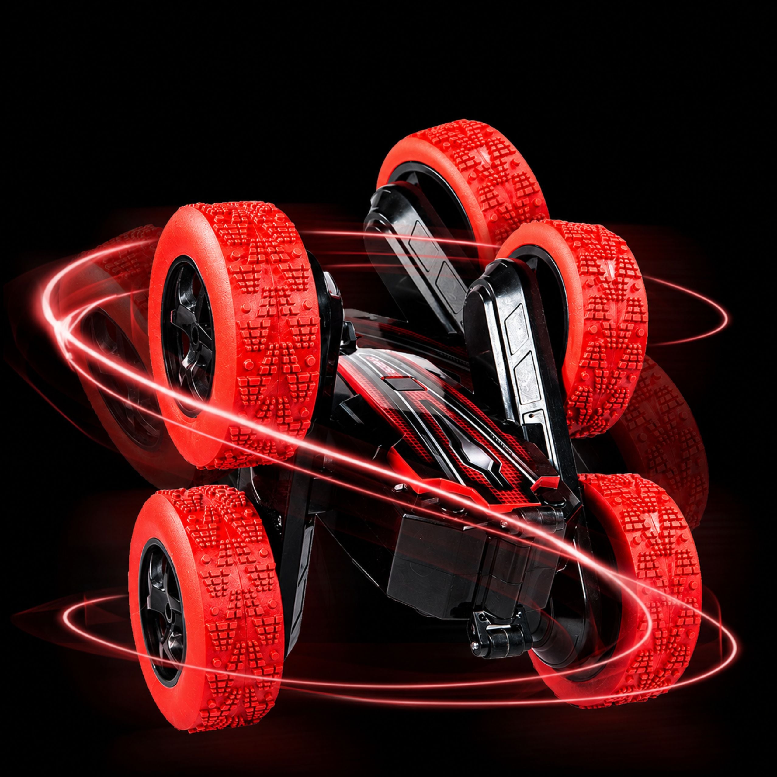 360° Gesture Remote Controlled Rc Stunt Car Red