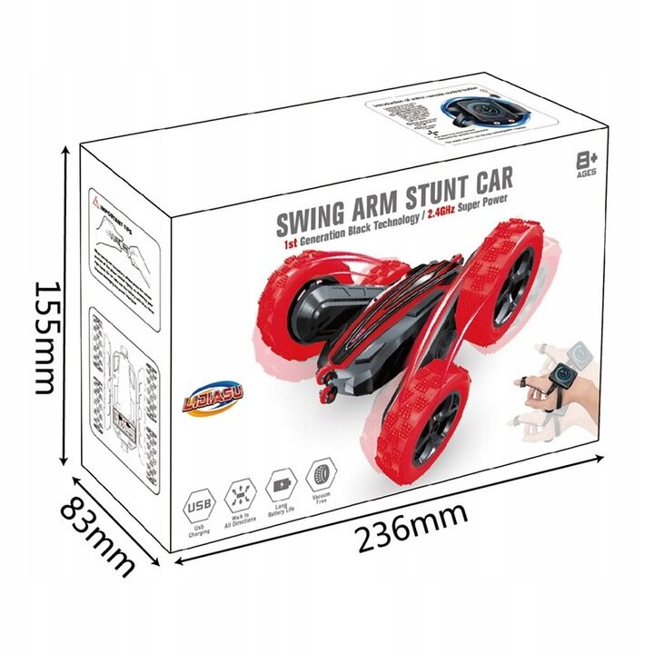 Twister Stunt Car Hand Gesture Control Remote Control Blue
