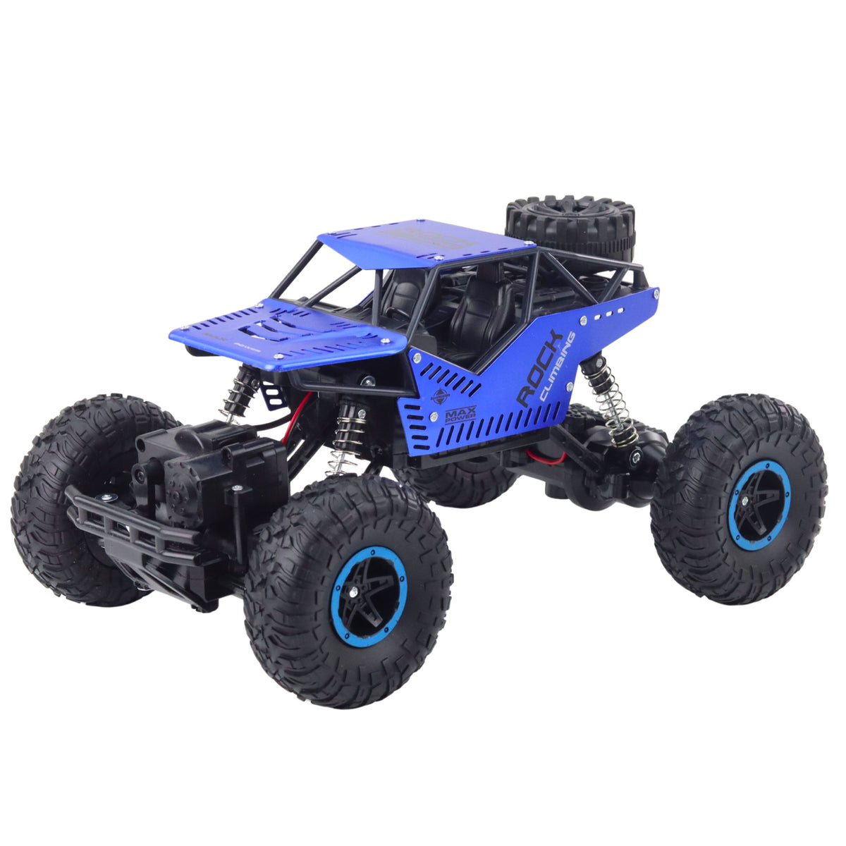 Rc Off-road Car Remote Controlled Blue 2.4g 1:18