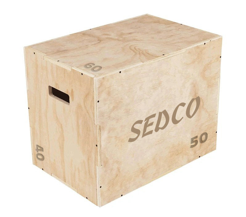 Sedco Wood Scatola Pliometrica in Legno 40/50/60 Cm