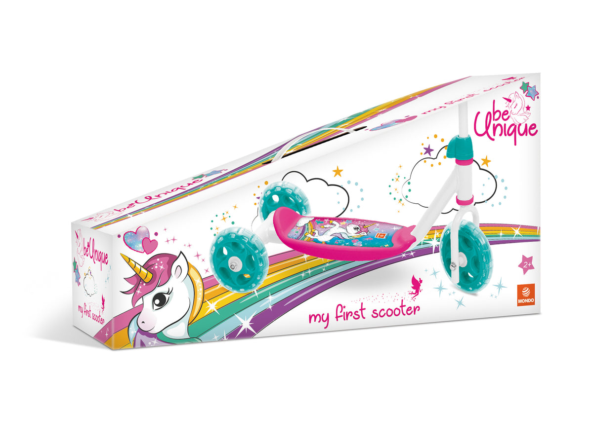 Monopattino - Triciclo Mondo Il Mio Primo Monopattino Unicorno Rosa