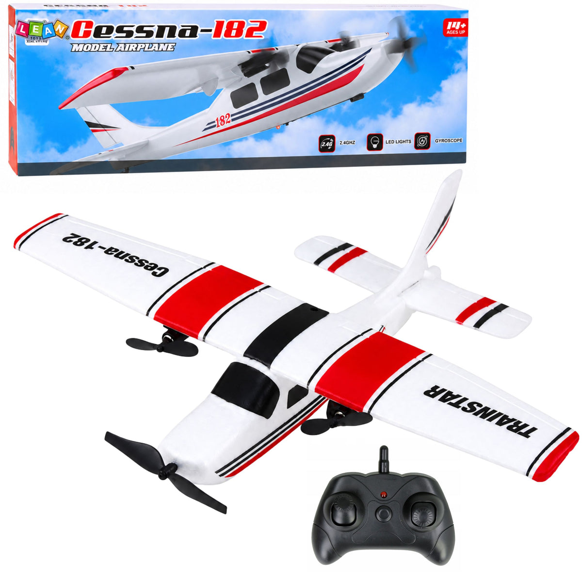 Cessna 182 2.4 Ghz Remote Controlled Foam Plane