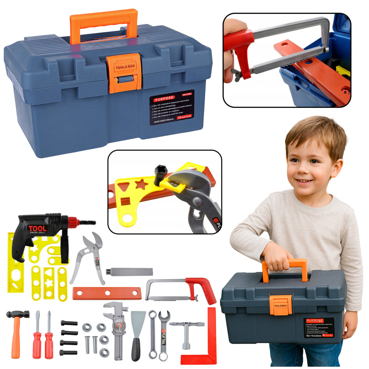 Diy Kit Tool Box Drill Accessories