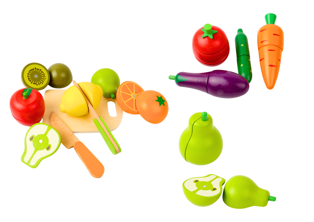 Fruits Vegetables Wooden In Magnet Box Kitchen