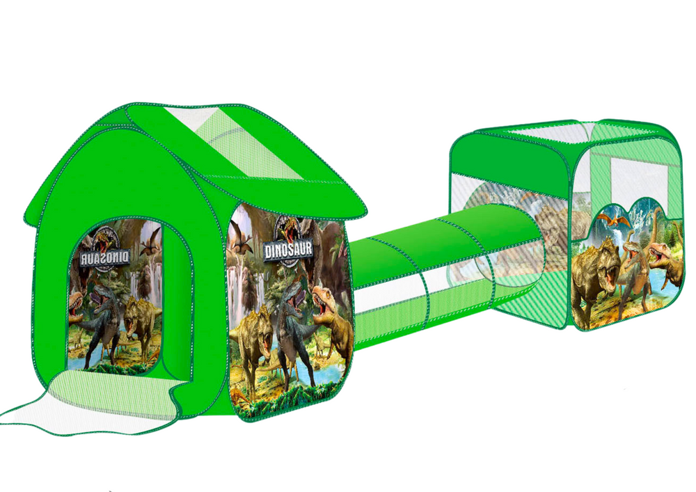 Playground For Children 3in1 Tent House Pool Dinosaurs