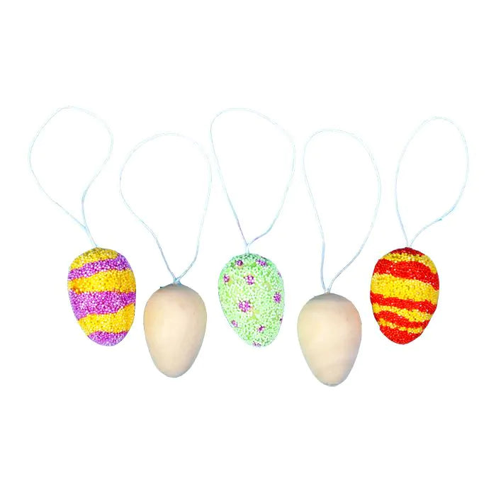 Craft Easter Ornament Large Wooden Easter Egg