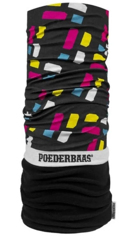 Vinter halsvarmer poederbaas halsvarmer sort 03 sort