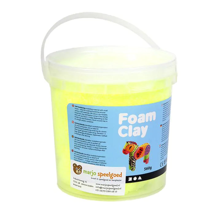 Argila Espuma Amarelo Neon 560 G