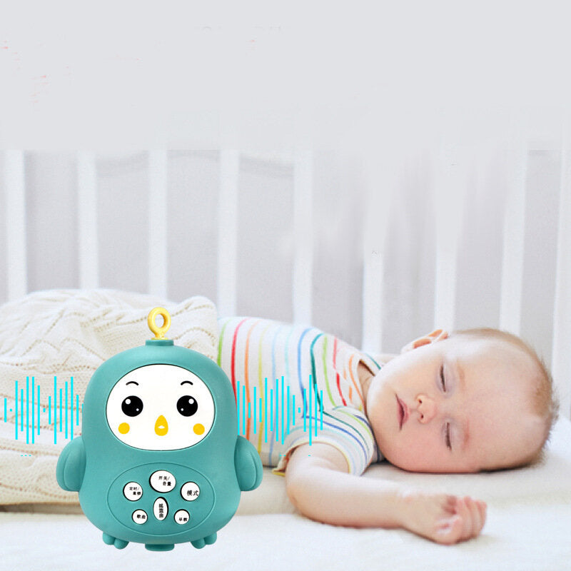 Crib Carousel With Remote Control Lullabies Sounds Blue