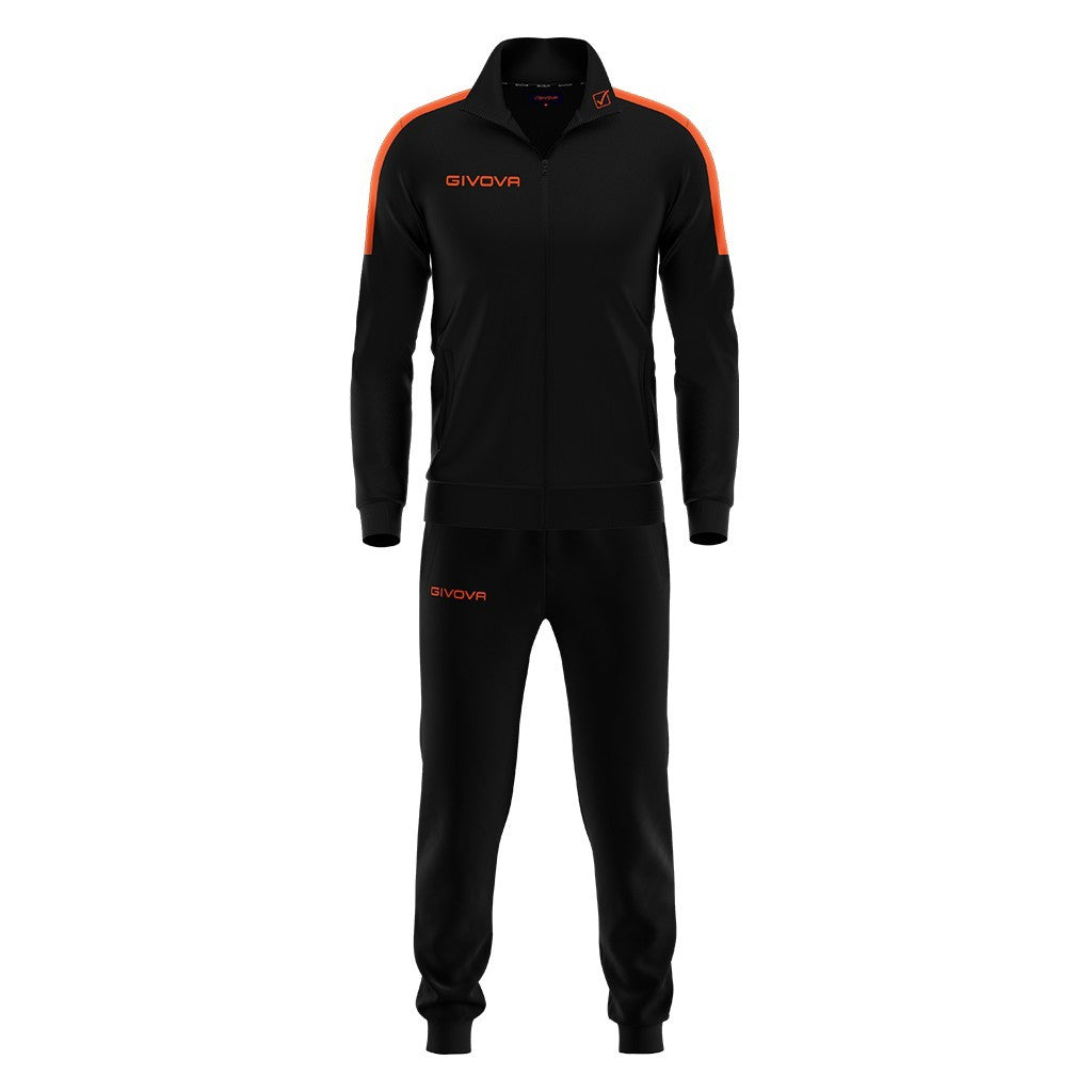 Givova Tuta Revolution Fluor Tracksuit Negro/Fucsia