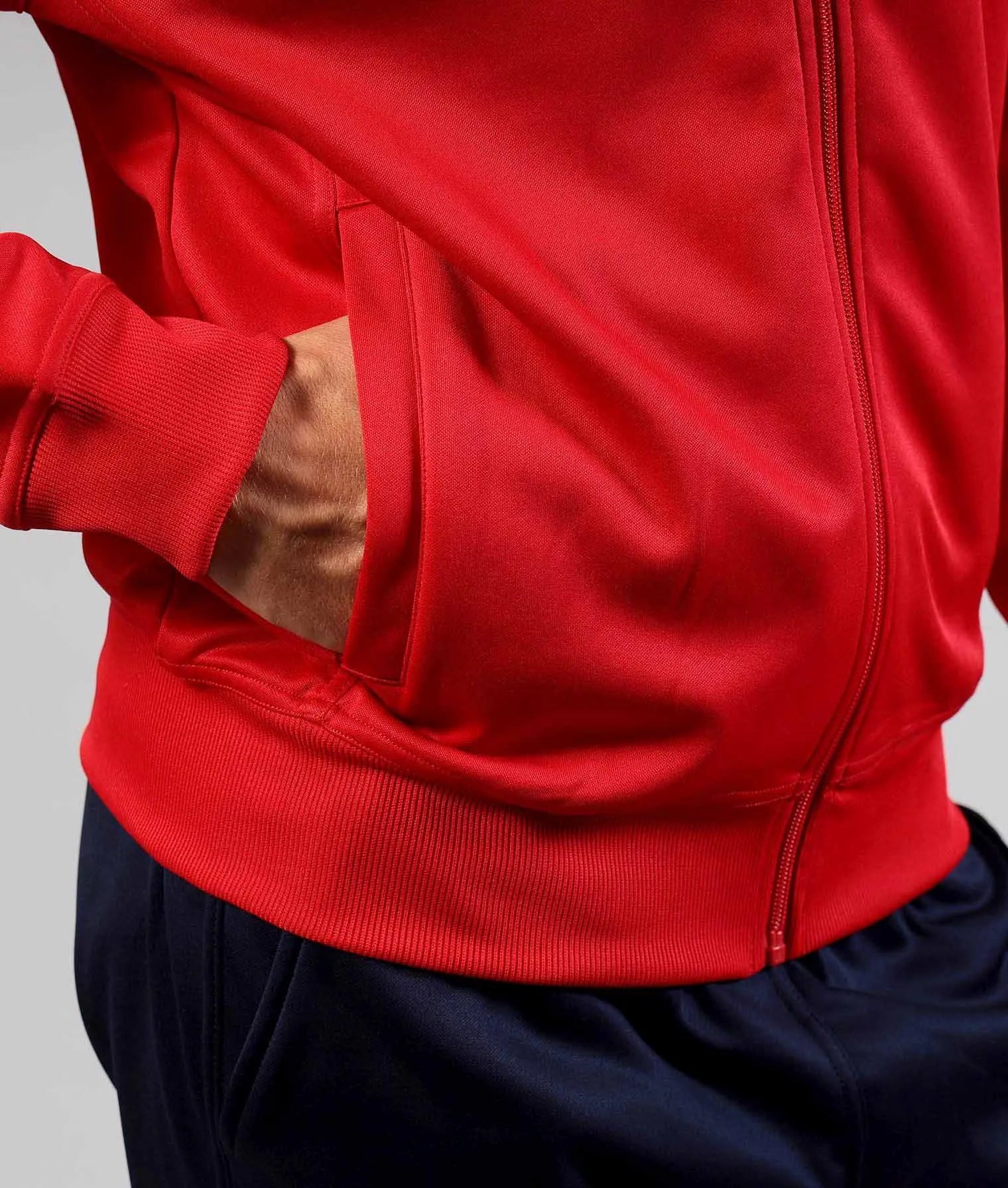 Felpa sportiva Givova Polarfleece Mono 500 Rossa
