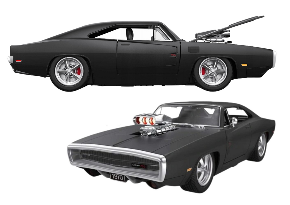 Rc Car 1:16 Remote Control Dodge Charger R/t Opening Elements Black