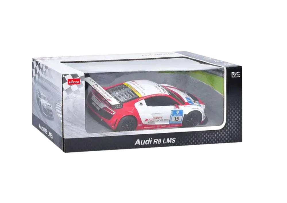 Car R/c 1:24 Remote Controlled Sports Audi R8 Lms White