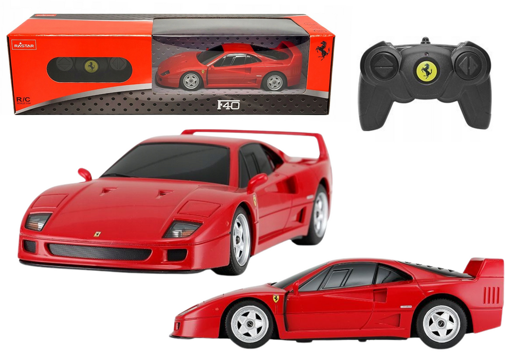Mașină sport Rc 1:24 cu telecomandă Ferrari F40 roșu