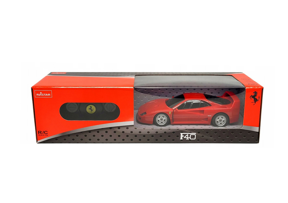 Rc Sports Car 1:24 Remote Controlled Ferrari F40 Red