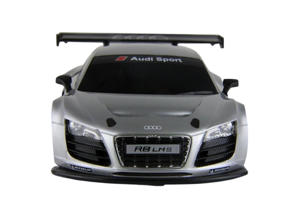 Car R/c 1:24 Remote Controlled Sports Audi R8 Lms Silver