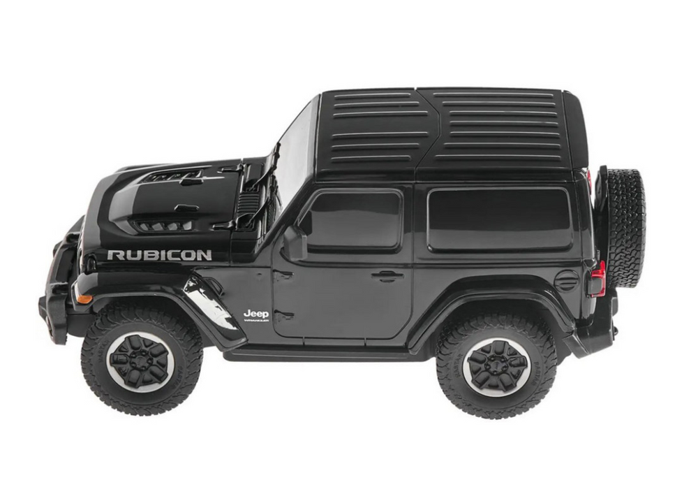 Jeep Wrangler Jl Rubicon Remote Controlled Rc Car Rastar Black 1:24