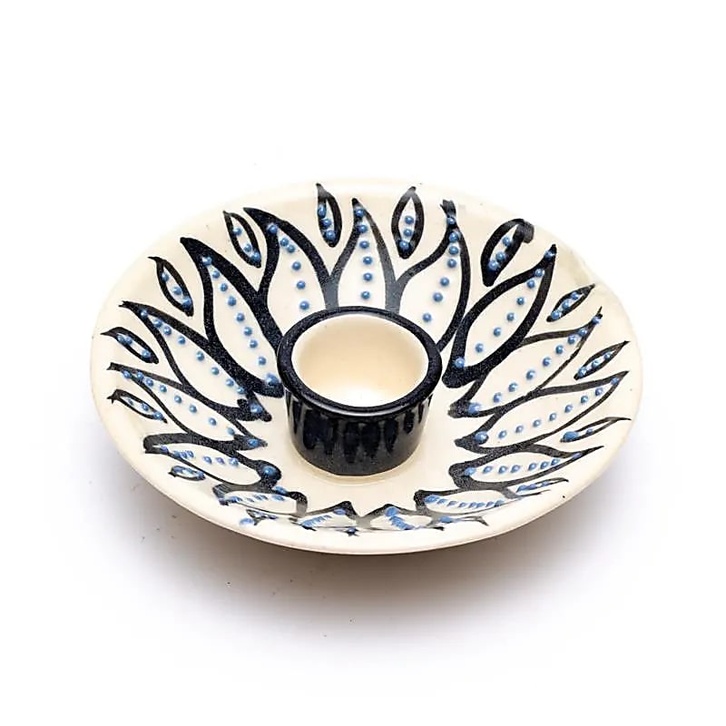 Palo Santo Incense Burner White --set Of 2 Pcs - 12.5x3.5 Cm; 160 G