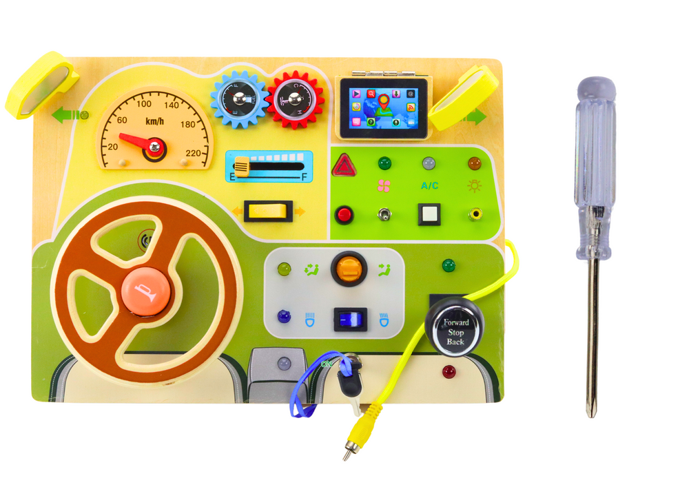 Analog Sensory Manipulative Board Car Led Lights