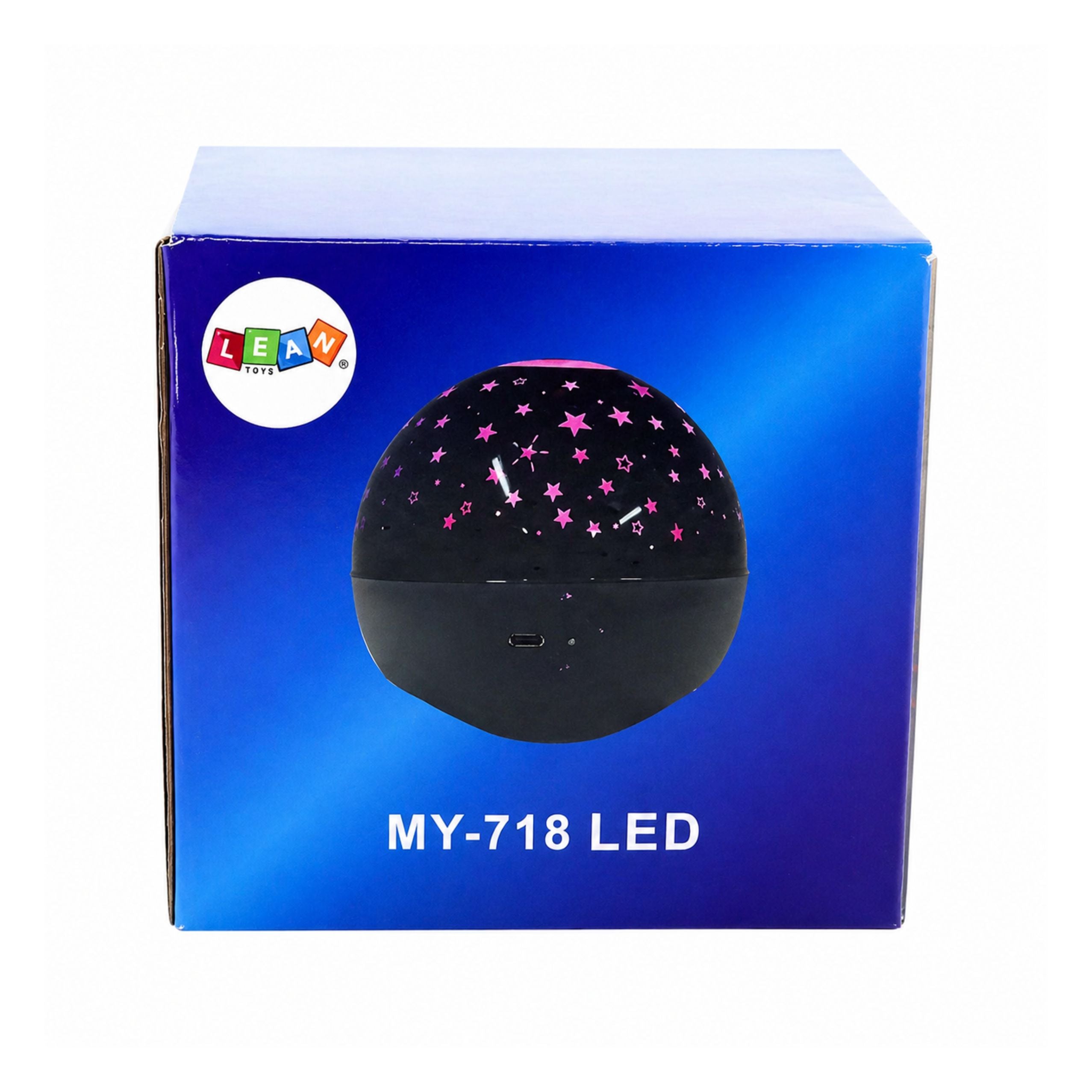 Star Projector Night Light Speaker 2in1 Black