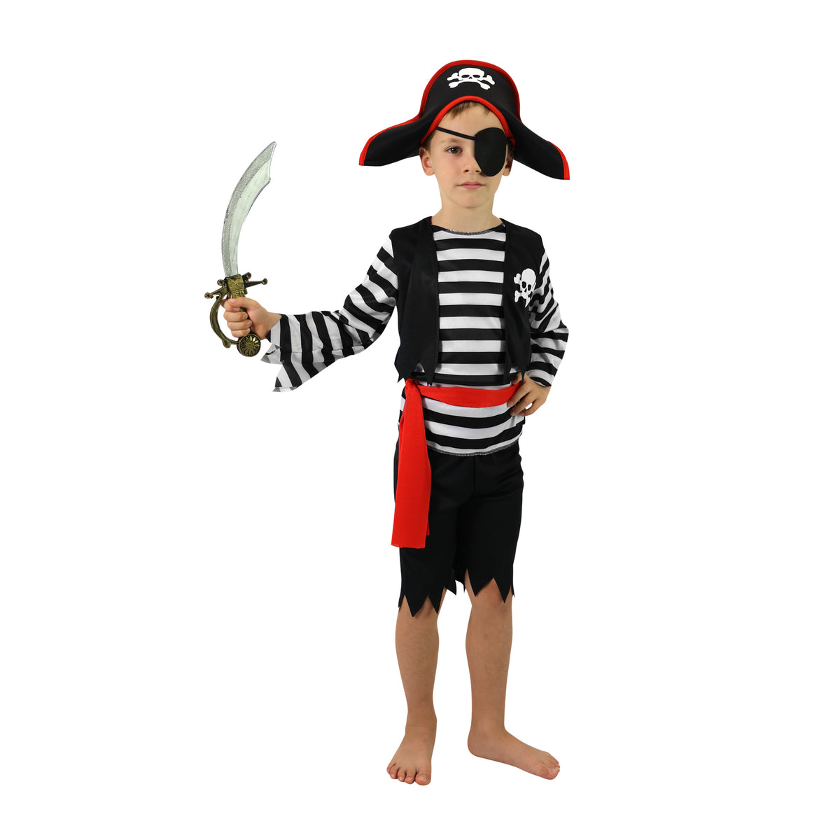 Børnekostume - Pirat(er) E-pak