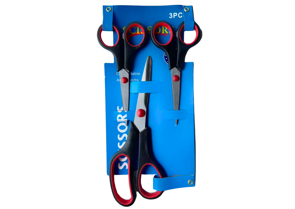 Office Scissors Set Universal 3 Pcs.
