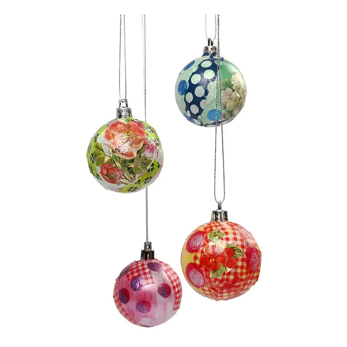 Craft Plastic Christmas Baubles