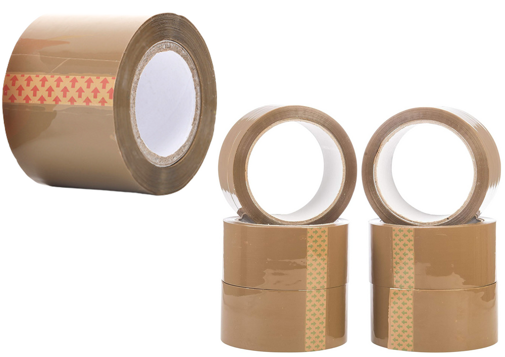 Brown Synthetic Rubber Packing Tape 48mm*50m 54yd Strong
