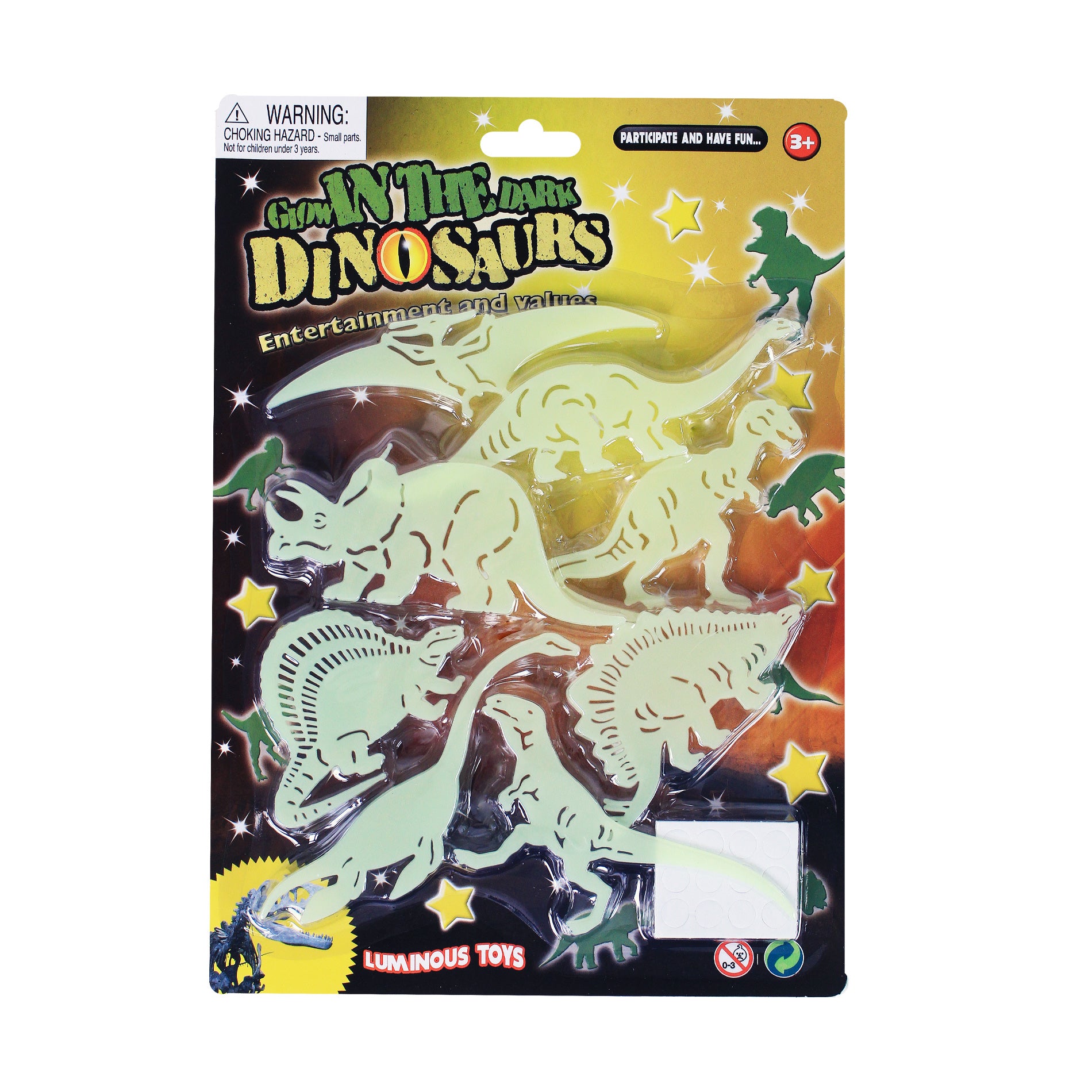 Dino Shapes - светещи в тъмното