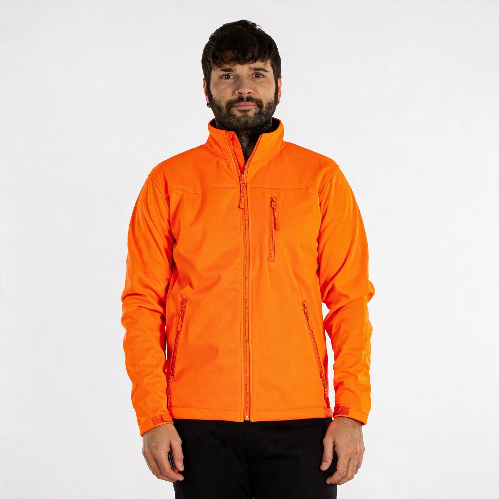 Softshelljakke Softee Regis Til Mænd Naranja Flúor/Naranja Flúor