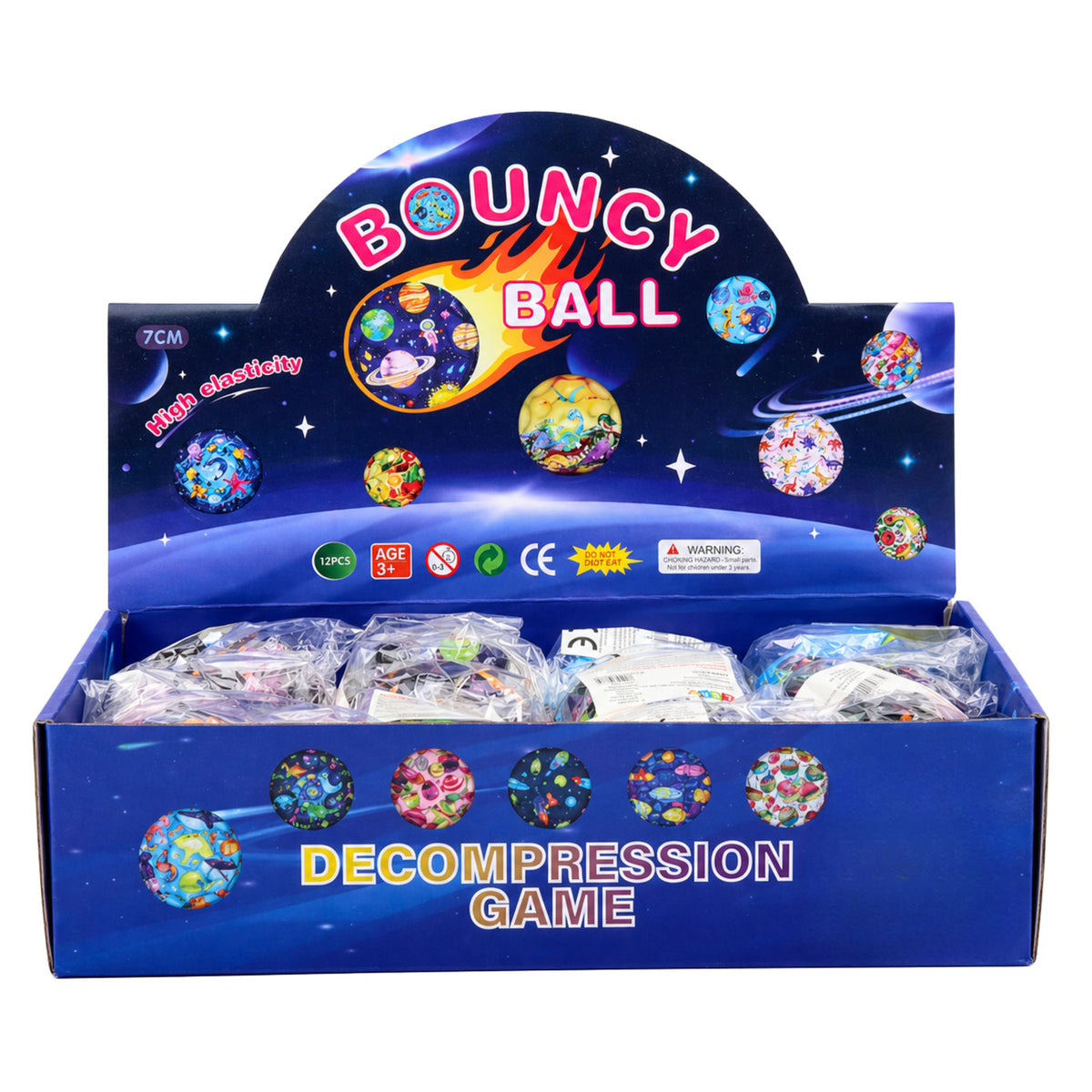 Kneading And Bouncing Ball With Hollows Space 7cm