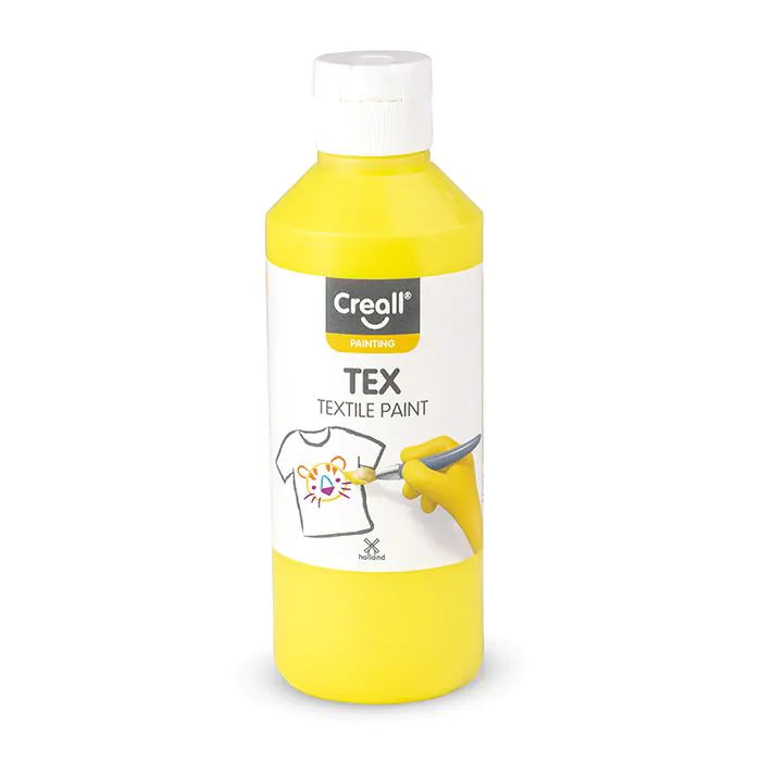 Жълта текстилна боя Creall