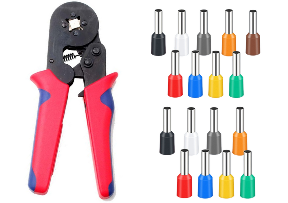 Set Of Crimping Press For Mounting Cable Sleeves In A Case 1200 Pcs