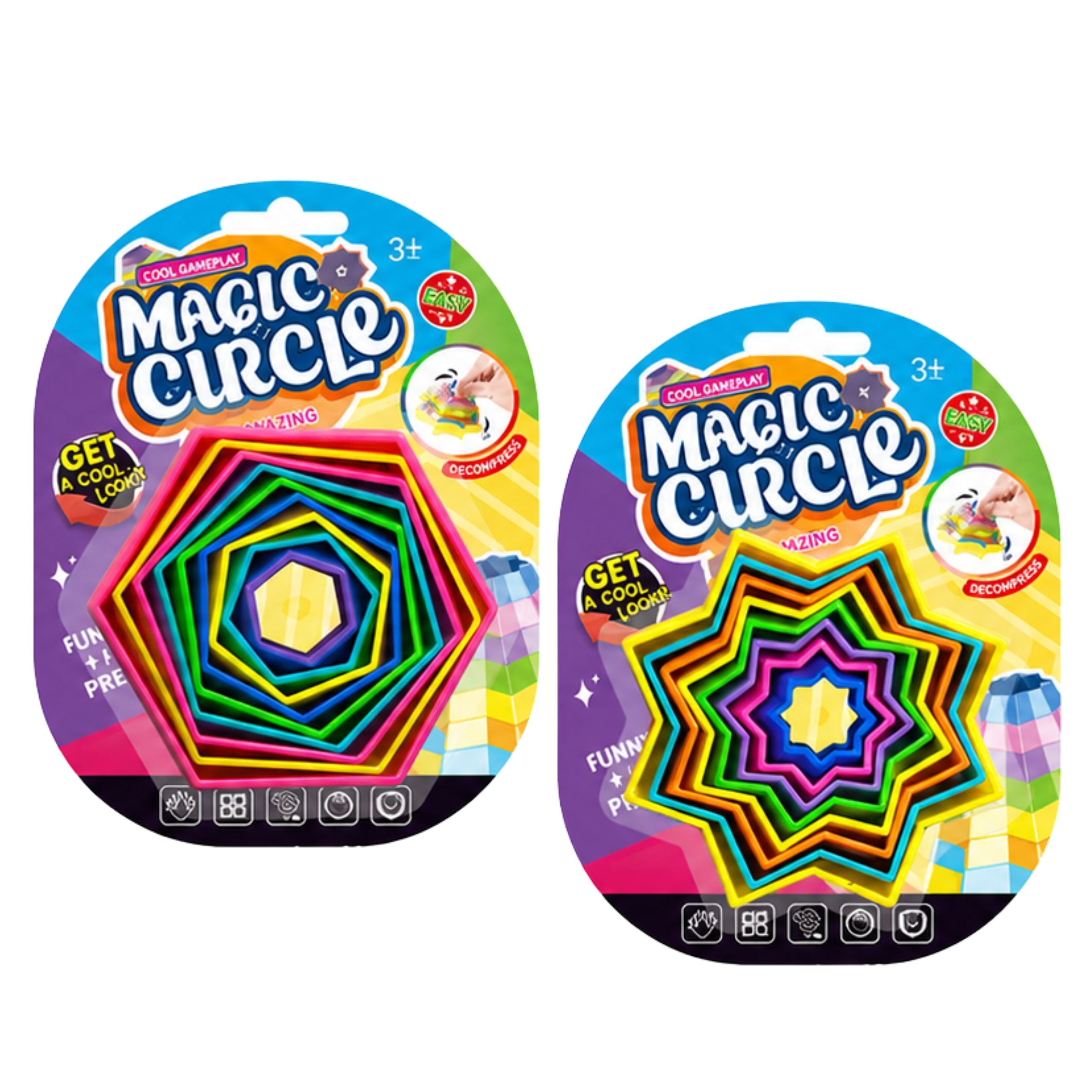 Sensory Anti-stress Toy Magic Shapes