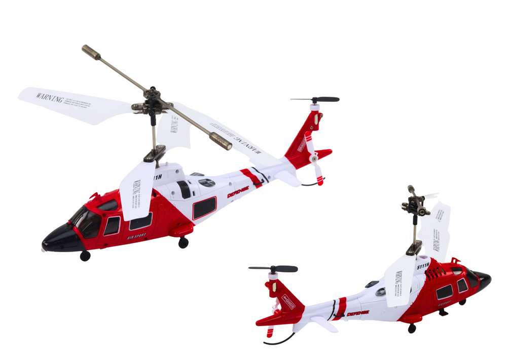 Remote Controlled Rc Helicopter Gyroscope Syma S111h Red