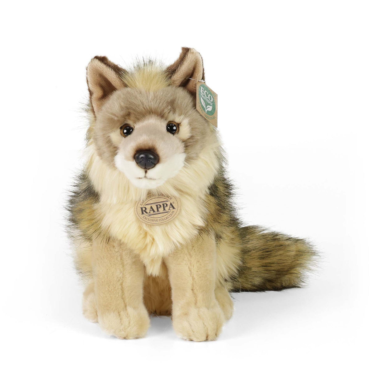 Plush Coyote/wolf 24 Cm Eco-friendly