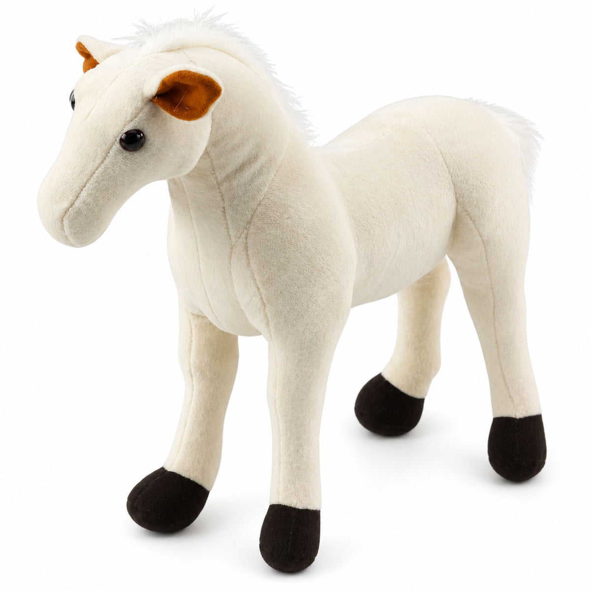 Plush Horse Plush Toy Mascot Cuddly Toy White 40cm X 37cm