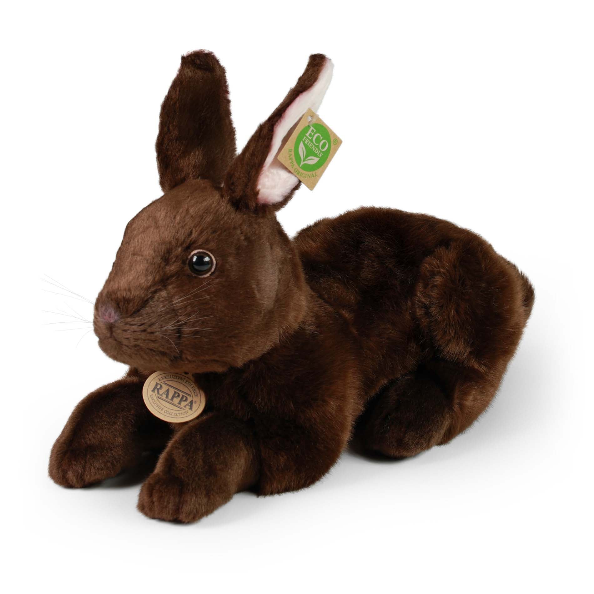 Peluche Coniglio Marrone 33 Cm Ecologico