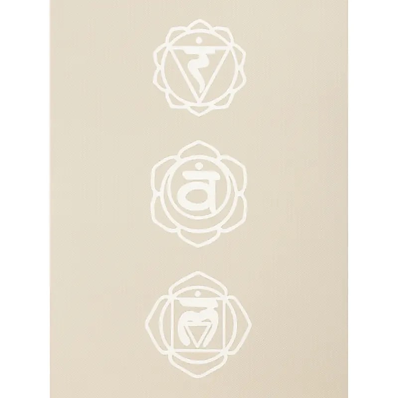 Mata do jogi Yogi & Yogini Premium Tpe Chakra Beige - 950 G