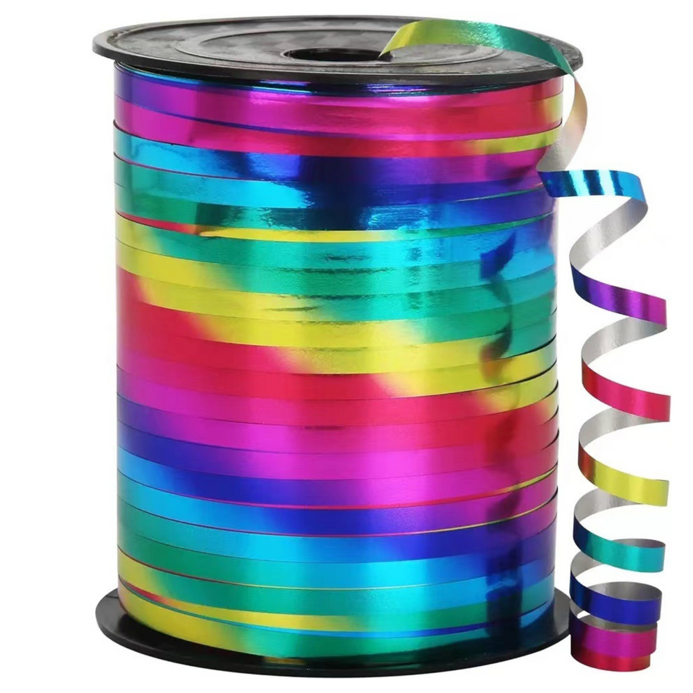 Holographic Ribbon Decorative Colorful Rainbow 450m 5mm