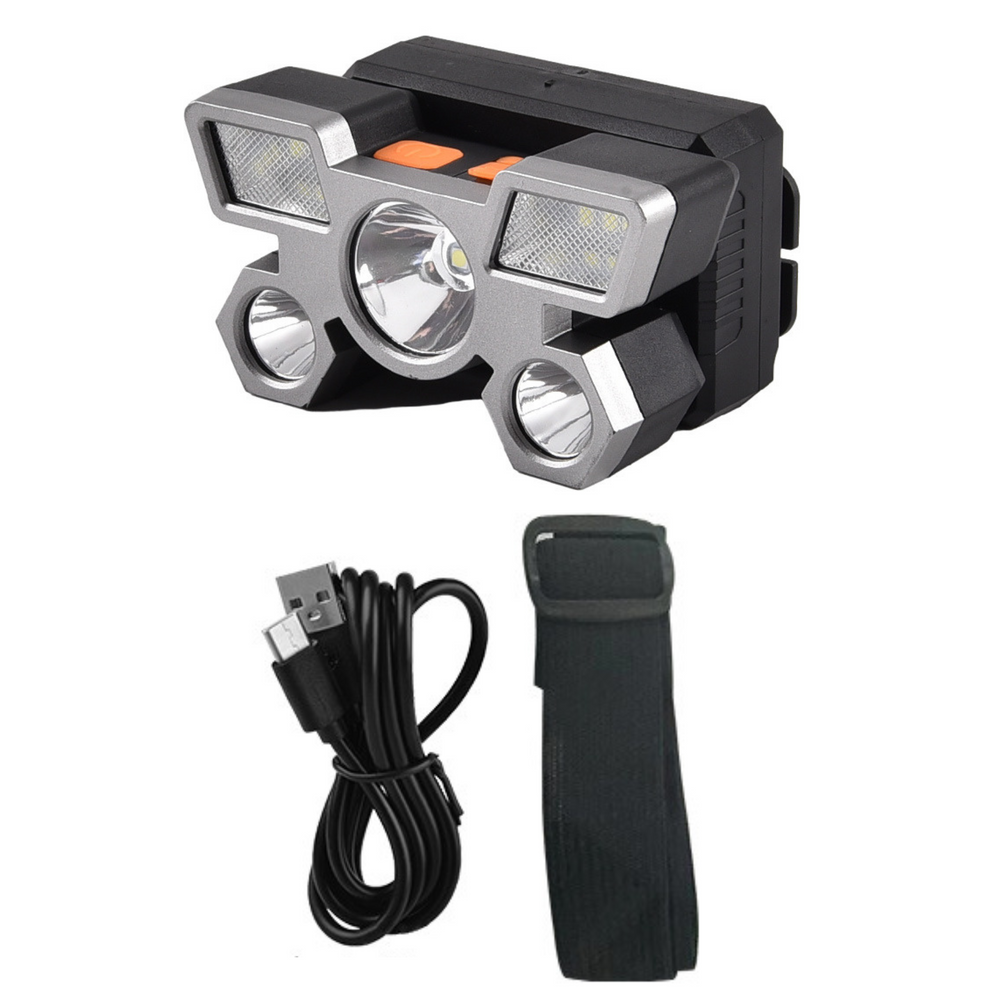 Led Headlamp Four Lighting Modes Adjustable Headband Waterproof