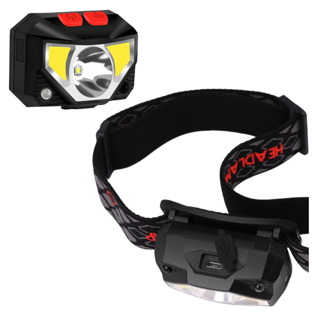 Led Headlamp Headlamp Motion Sensor 6 Lighting Modes